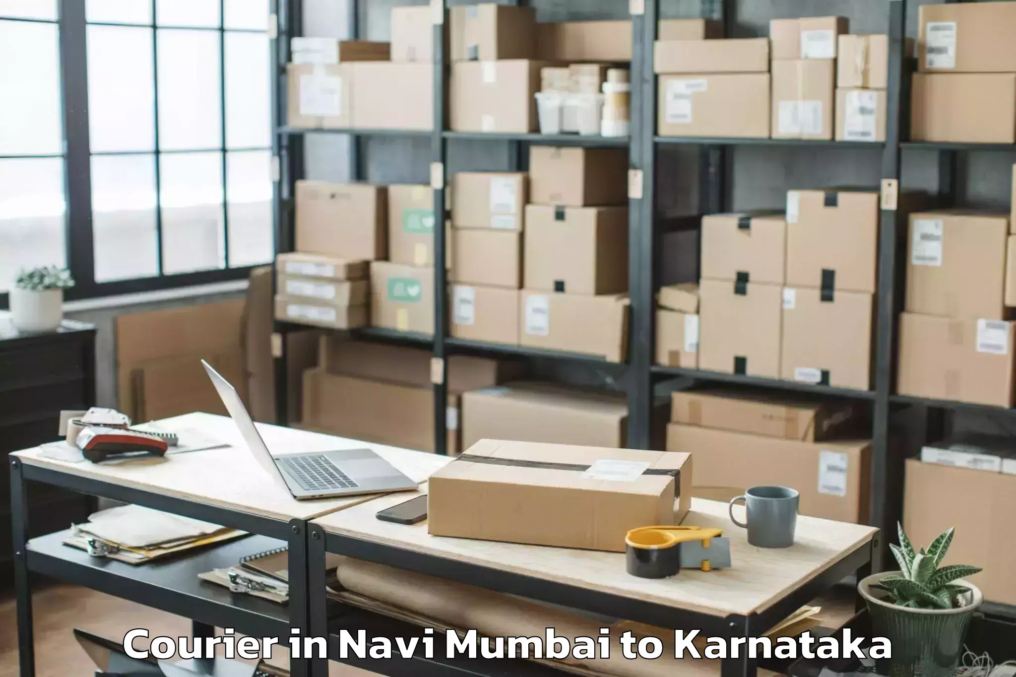 Top Navi Mumbai to Bajpe Airport Ixe Courier Available